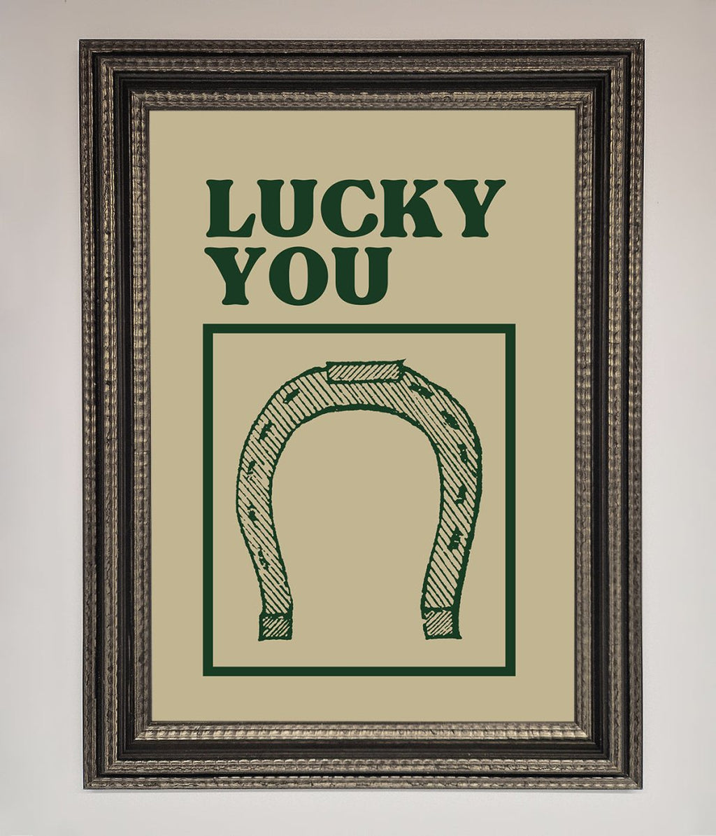 Lucky You Framed Wall Art