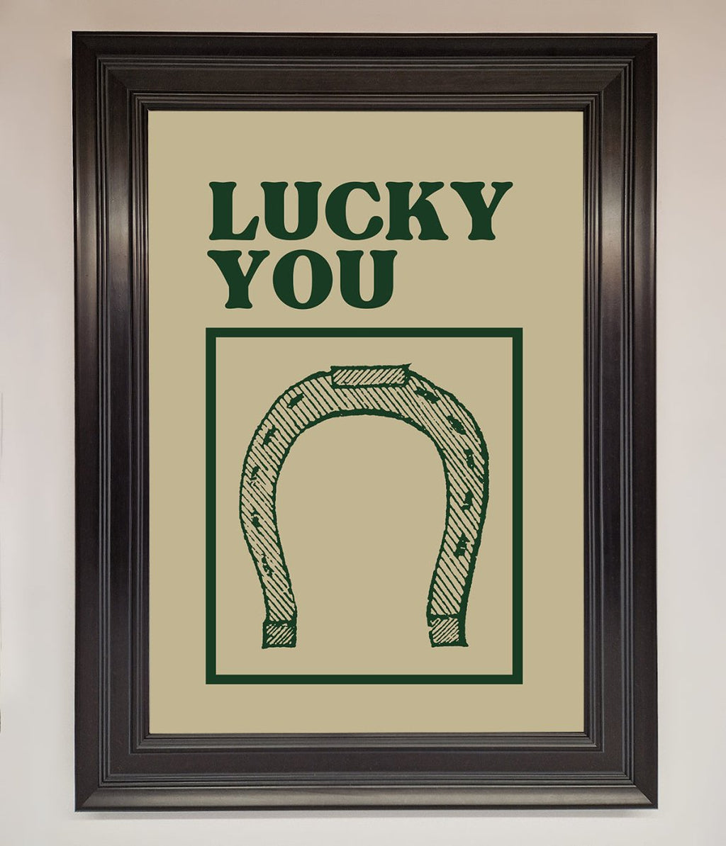 Lucky You Framed Wall Art