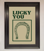 Lucky You Framed Wall Art