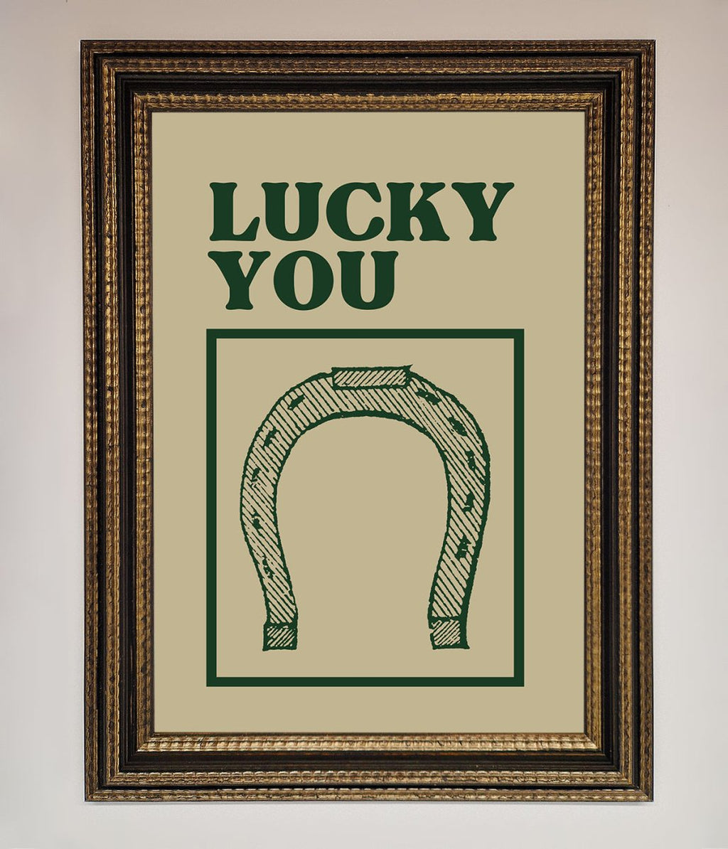 Lucky You Framed Wall Art