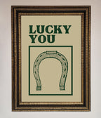Lucky You Framed Wall Art