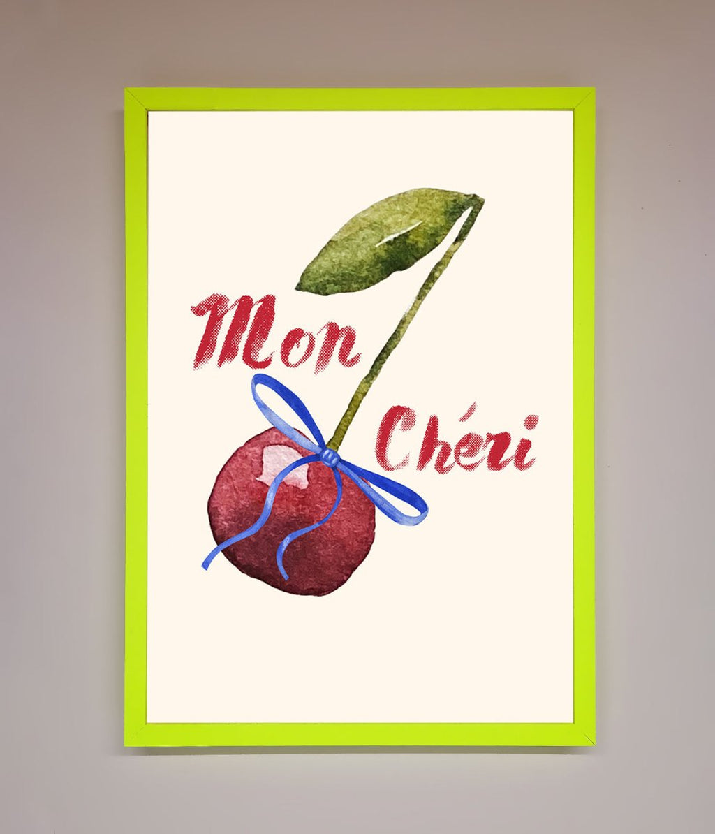 Mon Cheri Cherry Framed Wall Art