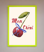 Mon Cheri Cherry Framed Wall Art