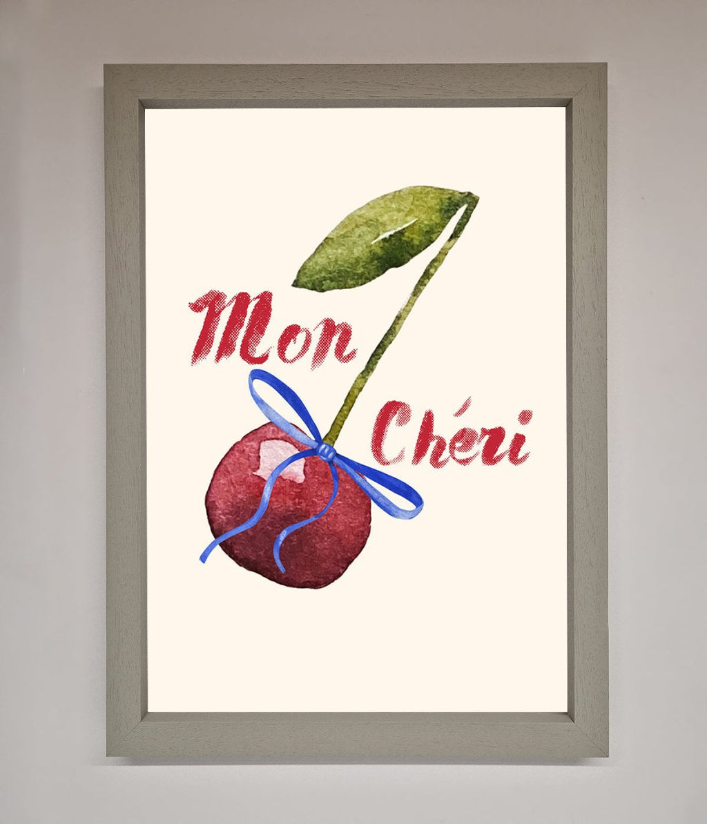 Mon Cheri Cherry Framed Wall Art