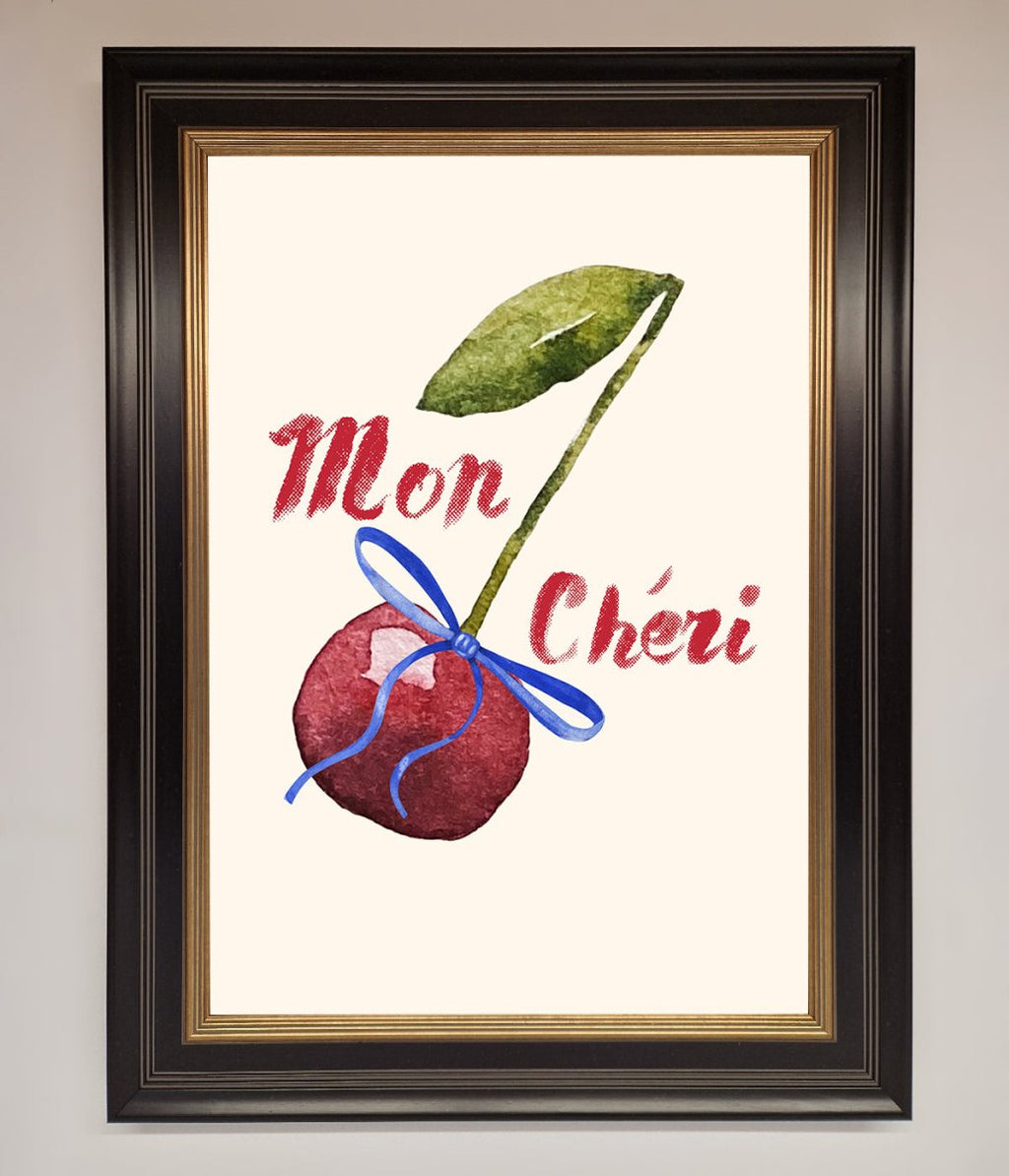 Mon Cheri Cherry Framed Wall Art