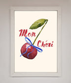 Mon Cheri Cherry Framed Wall Art