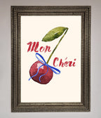 Mon Cheri Cherry Framed Wall Art