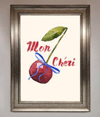 Mon Cheri Cherry Framed Wall Art