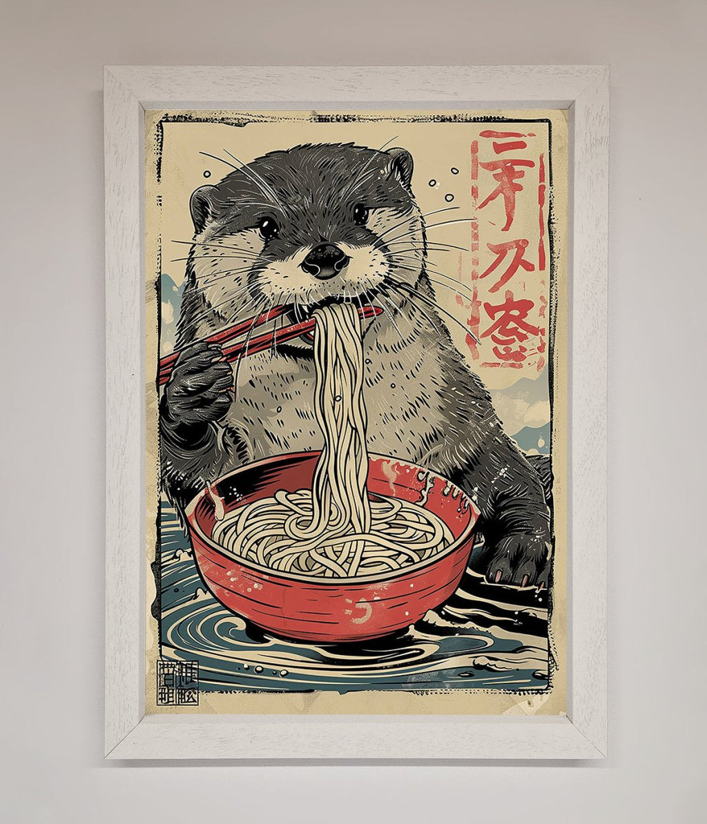 Noodles Otter Framed Wall Art