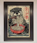 Noodles Otter Framed Wall Art