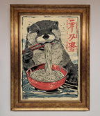 Noodles Otter Framed Wall Art