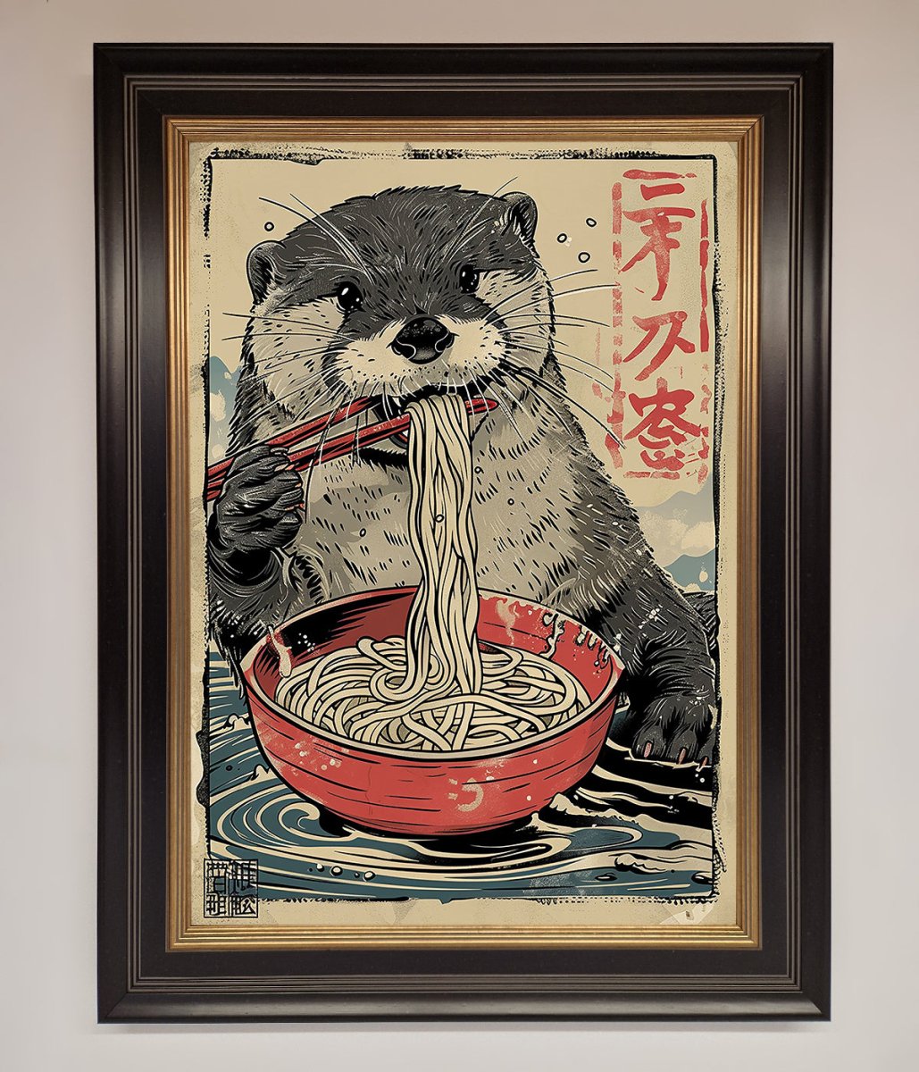 Noodles Otter Framed Wall Art