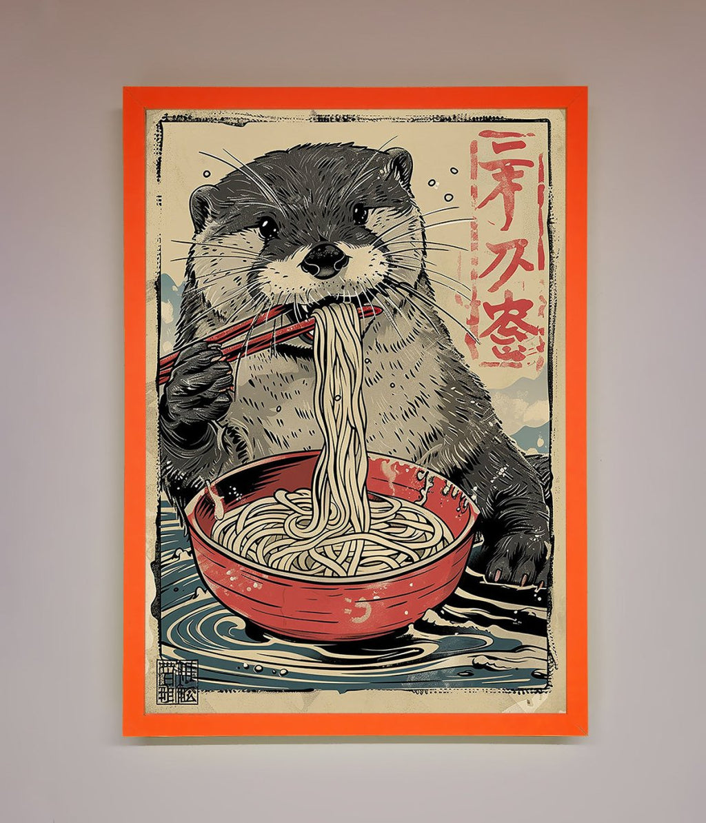 Noodles Otter Framed Wall Art