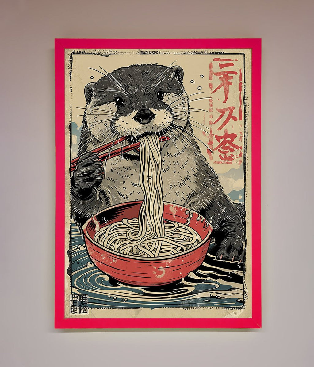 Noodles Otter Framed Wall Art