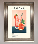 Paloma Cocktail Framed Poster