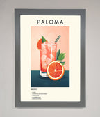 Paloma Cocktail Framed Poster