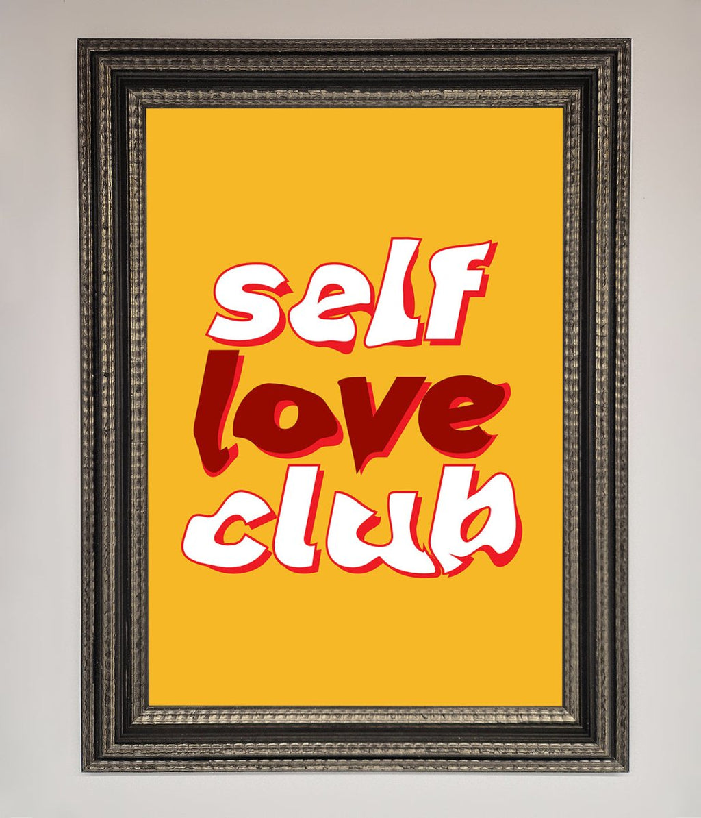Self Love Club Framed Wall Art