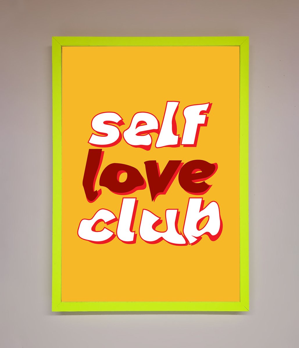 Self Love Club Framed Wall Art