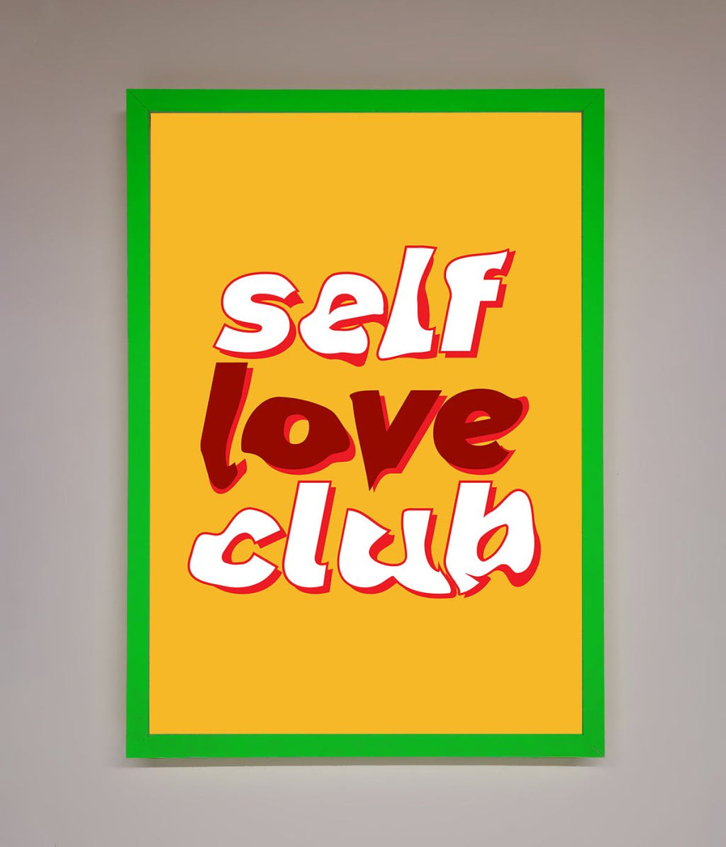 Self Love Club Framed Wall Art