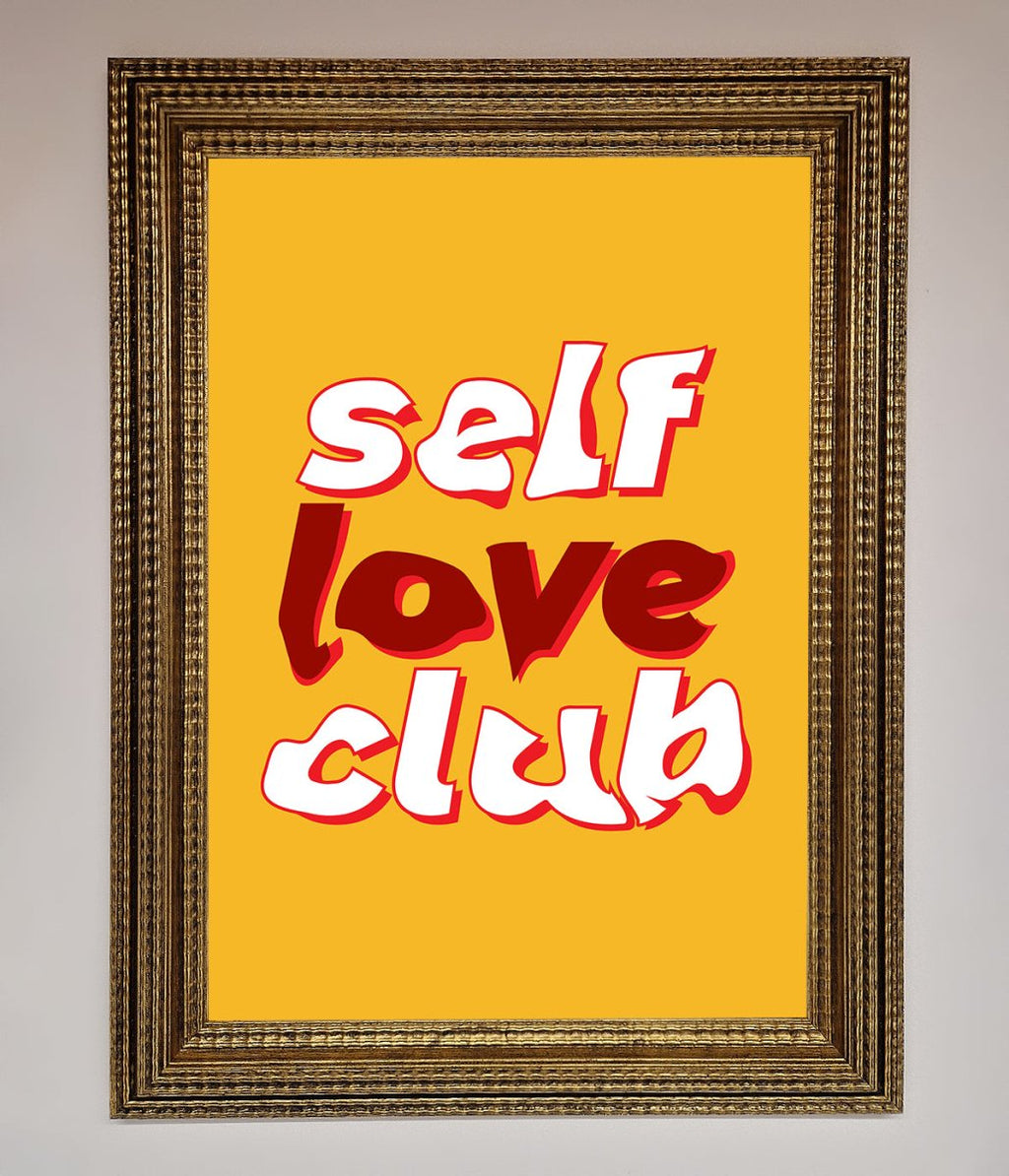 Self Love Club Framed Wall Art