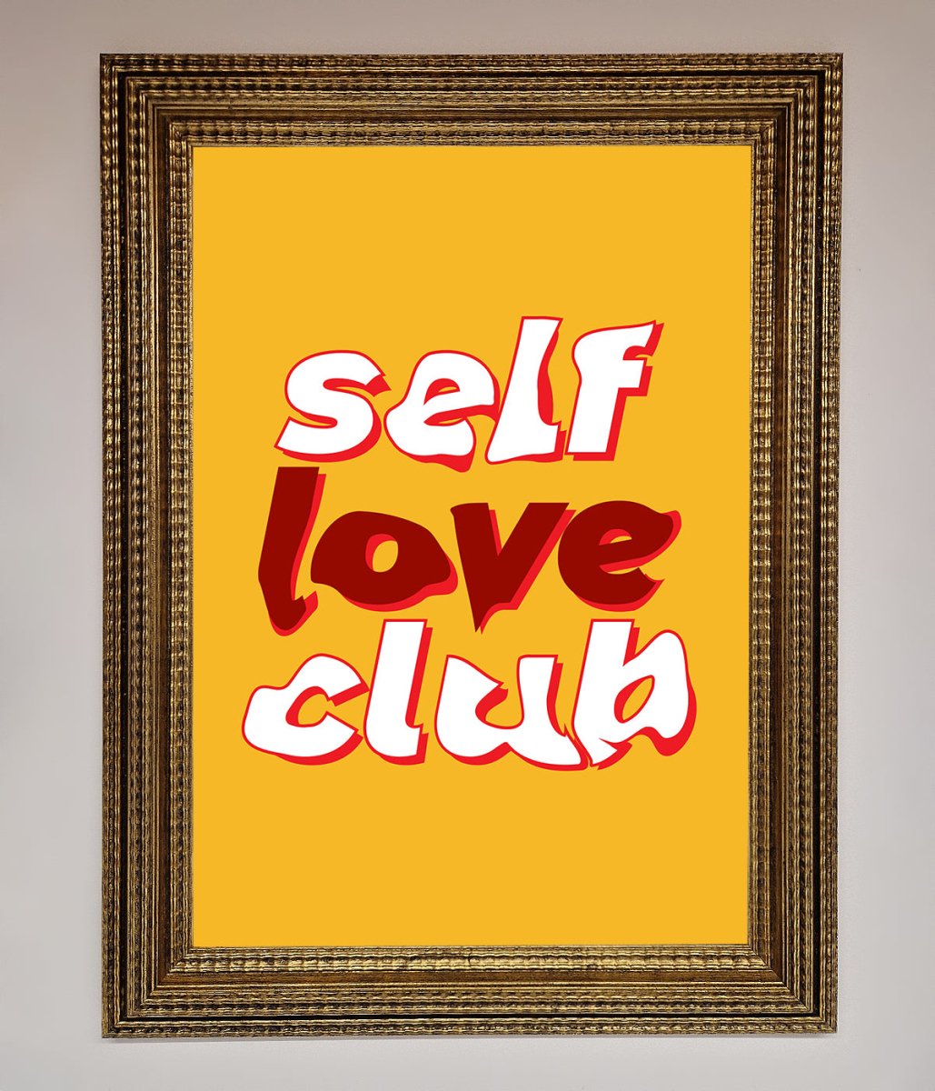 Self Love Club Framed Wall Art