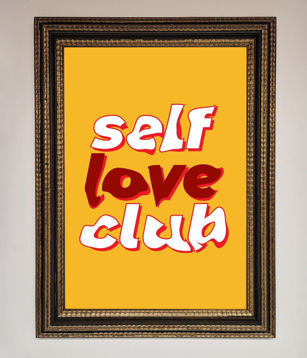 Self Love Club Framed Wall Art