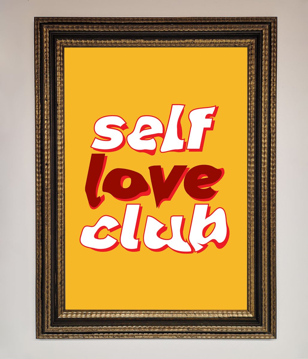 Self Love Club Framed Wall Art