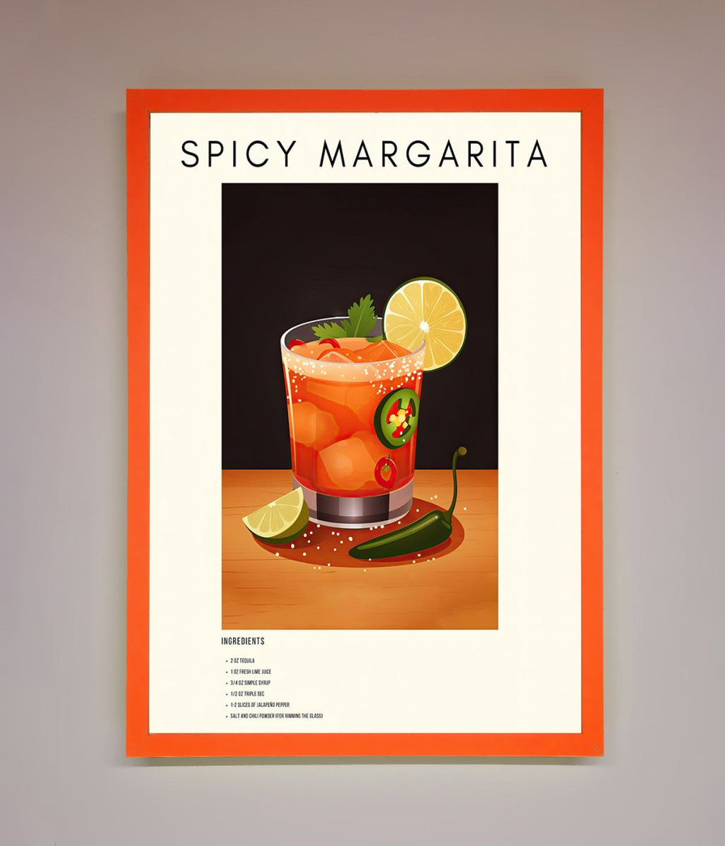 Spicy Margarita Framed Poster