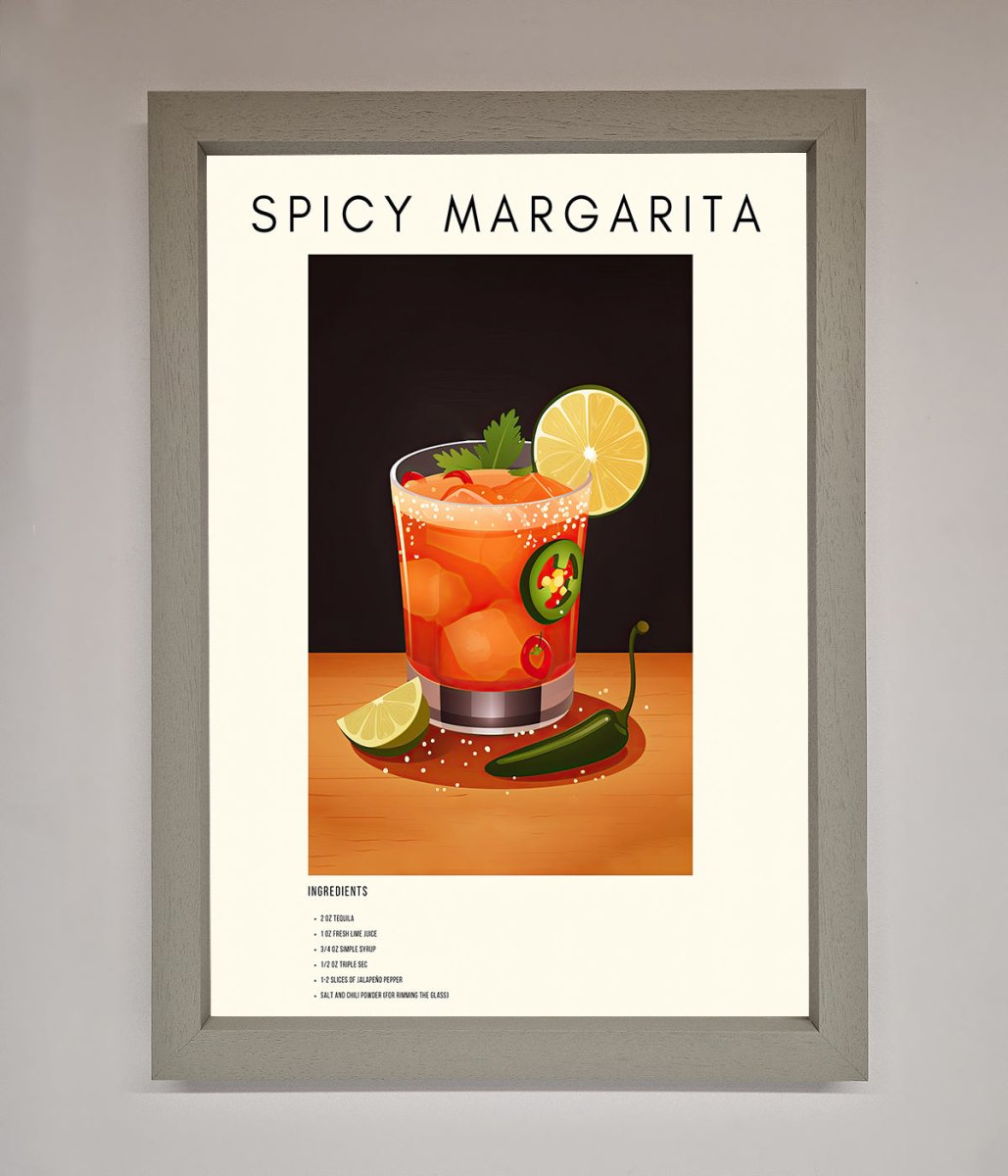 Spicy Margarita Framed Poster