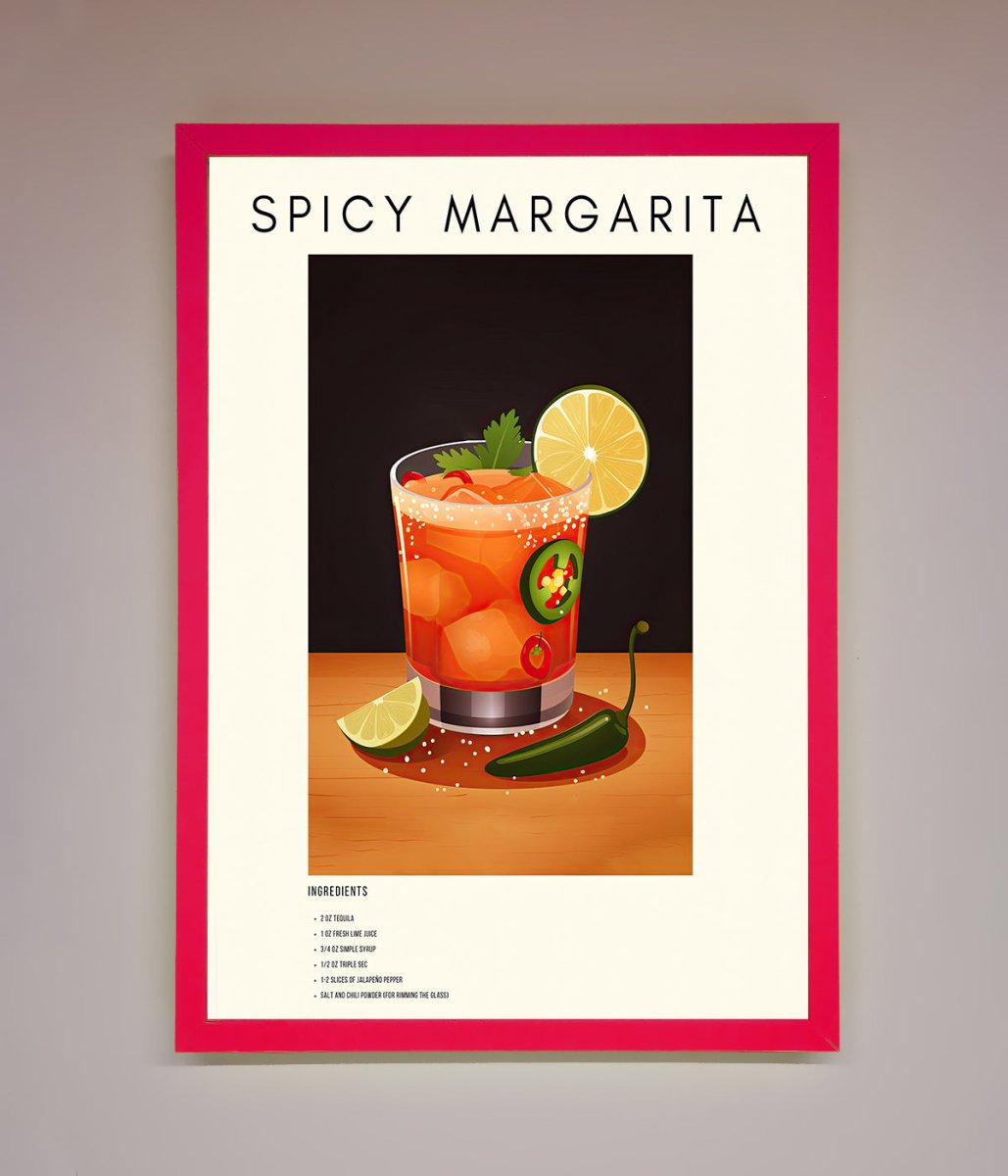 Spicy Margarita Framed Poster