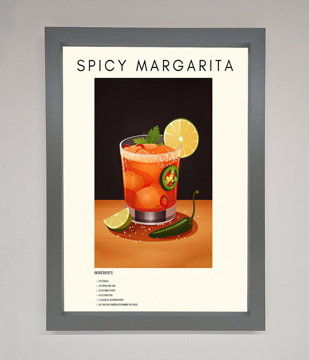 Spicy Margarita Framed Poster