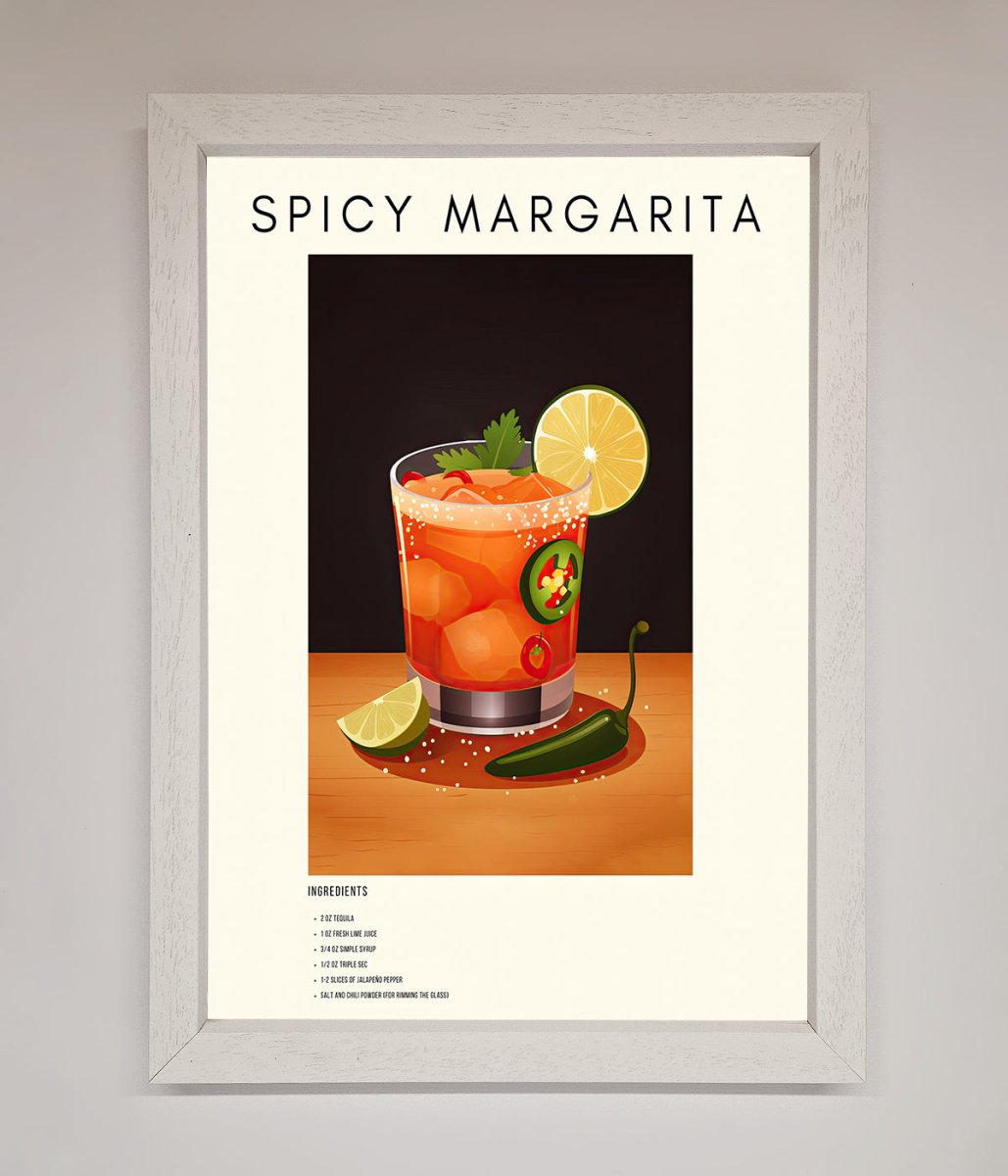 Spicy Margarita Framed Poster