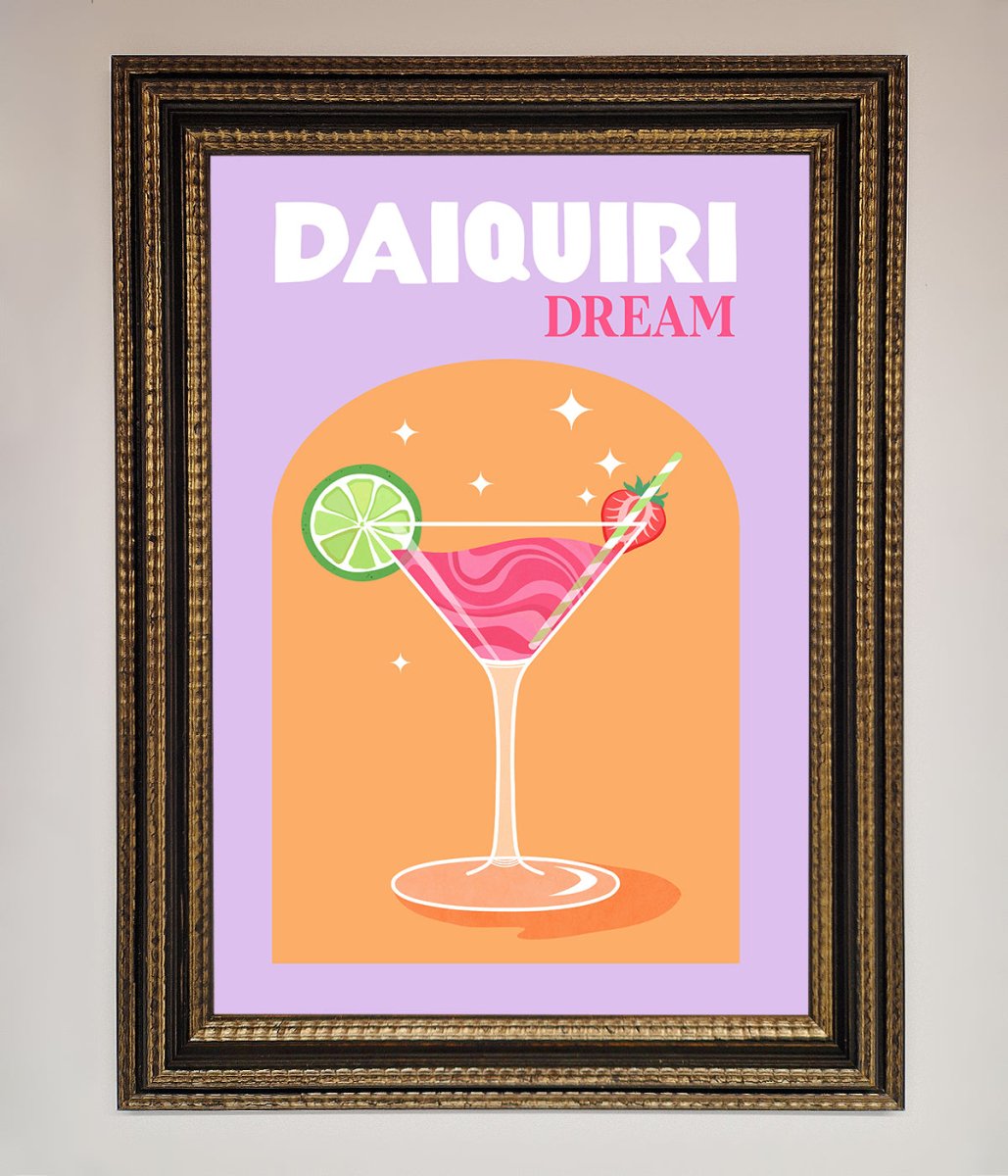 Strawberry Daiquiri Framed Print