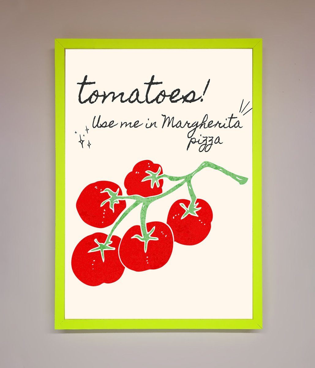 Tomatoes For Pizza Framed Poster