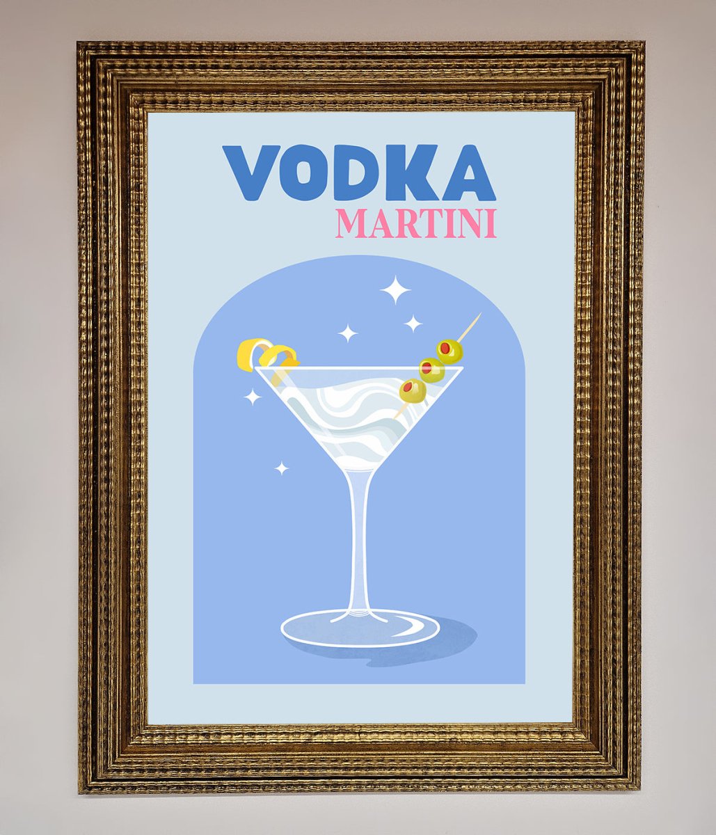 Vodka Martini Framed Wall Art