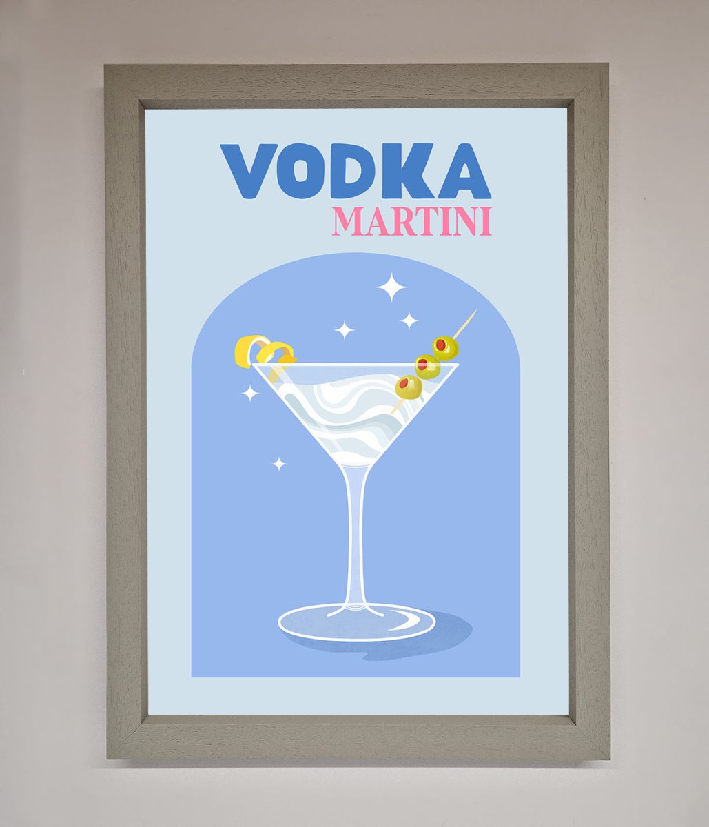 Vodka Martini Framed Wall Art