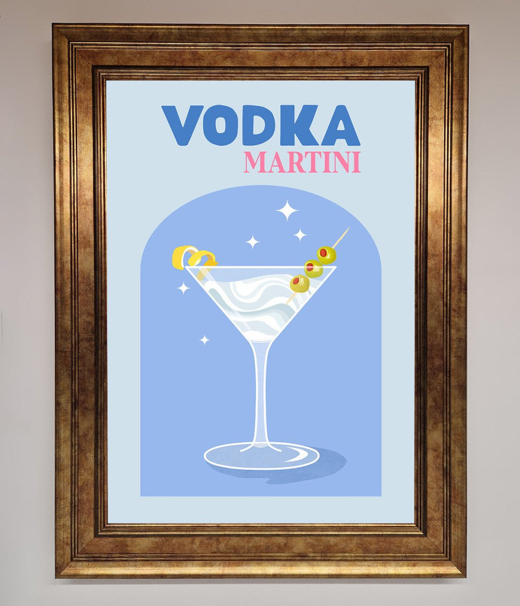 Vodka Martini Framed Wall Art