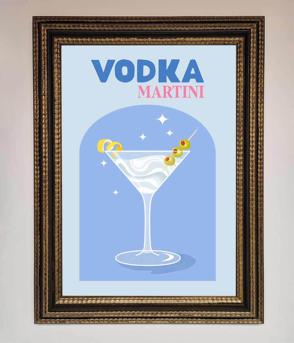Vodka Martini Framed Wall Art