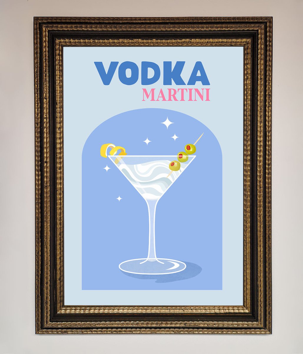 Vodka Martini Framed Wall Art