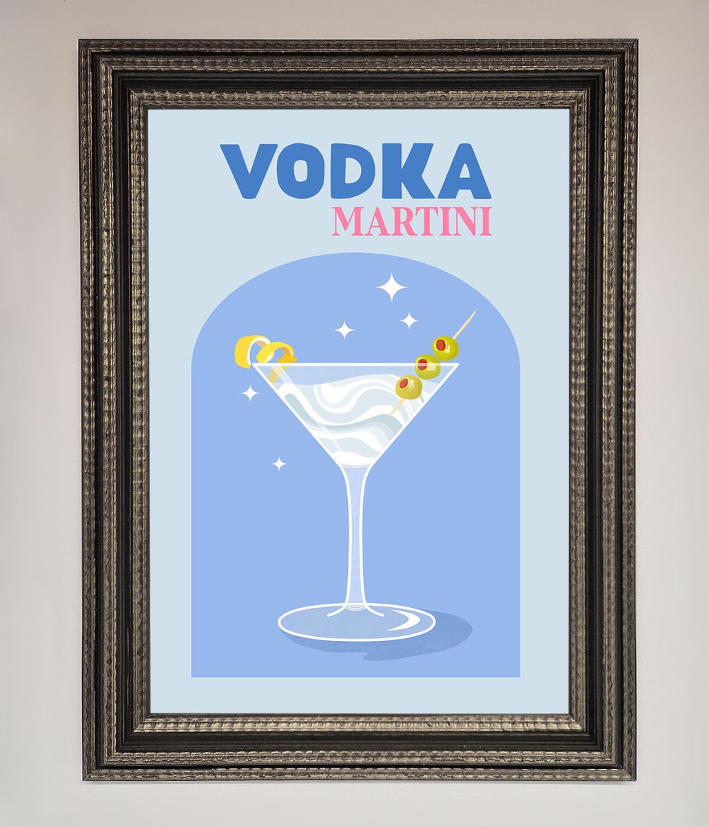Vodka Martini Framed Wall Art