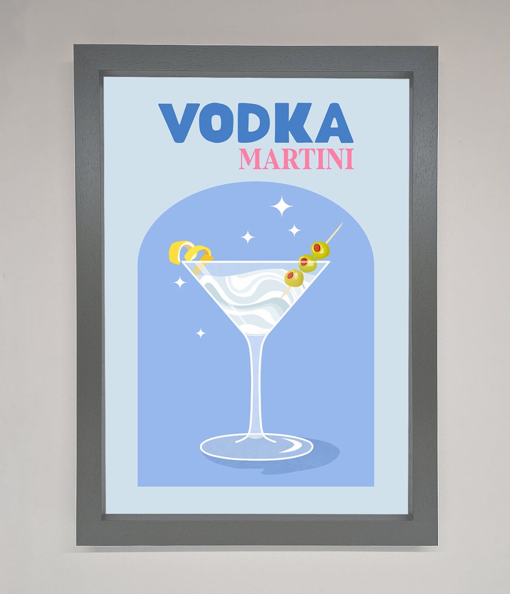 Vodka Martini Framed Wall Art
