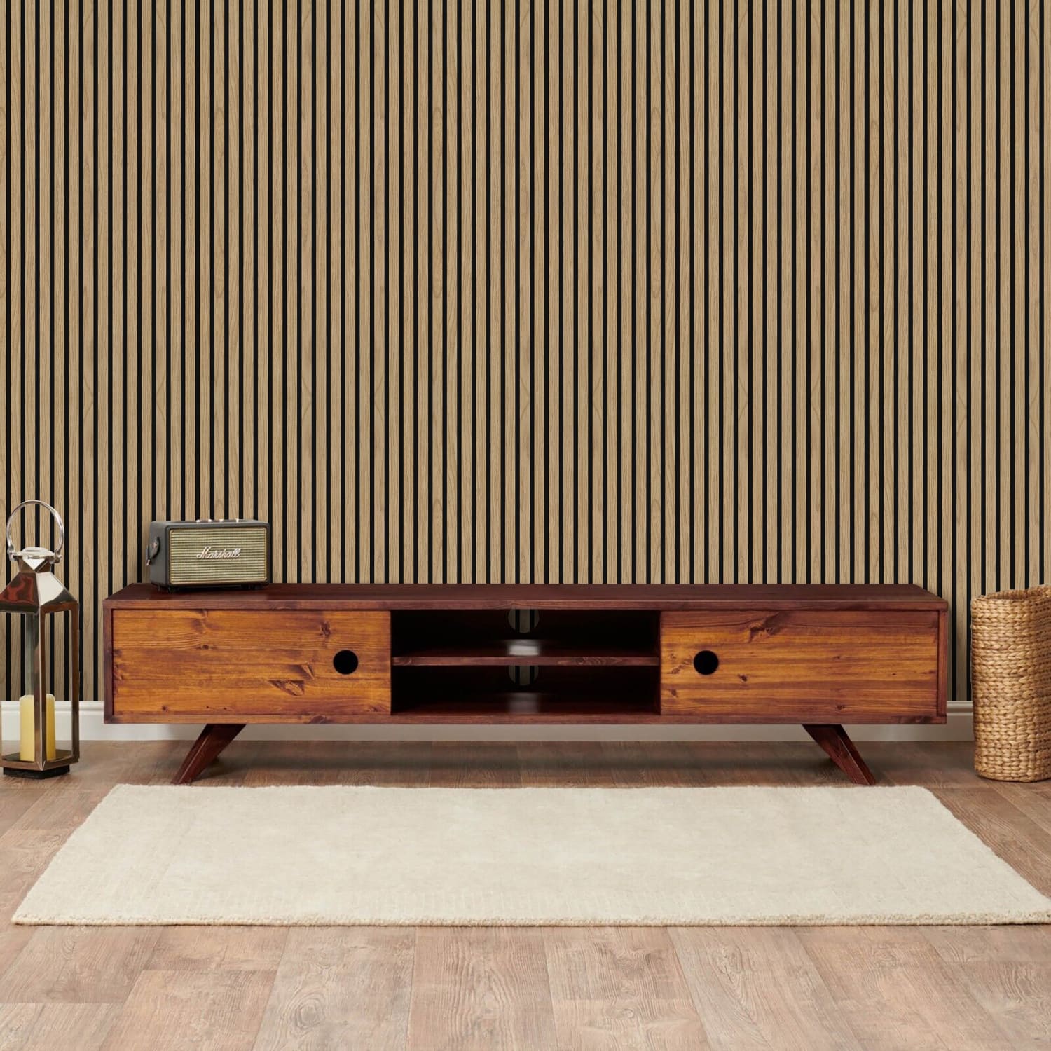 Walnut Acoustic Wall Panels-4