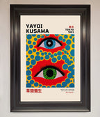 Yayoi Kusama Eyes 1993 Framed Print