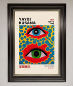 Yayoi Kusama Eyes 1993 Framed Print