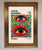 Yayoi Kusama Eyes 1993 Framed Print