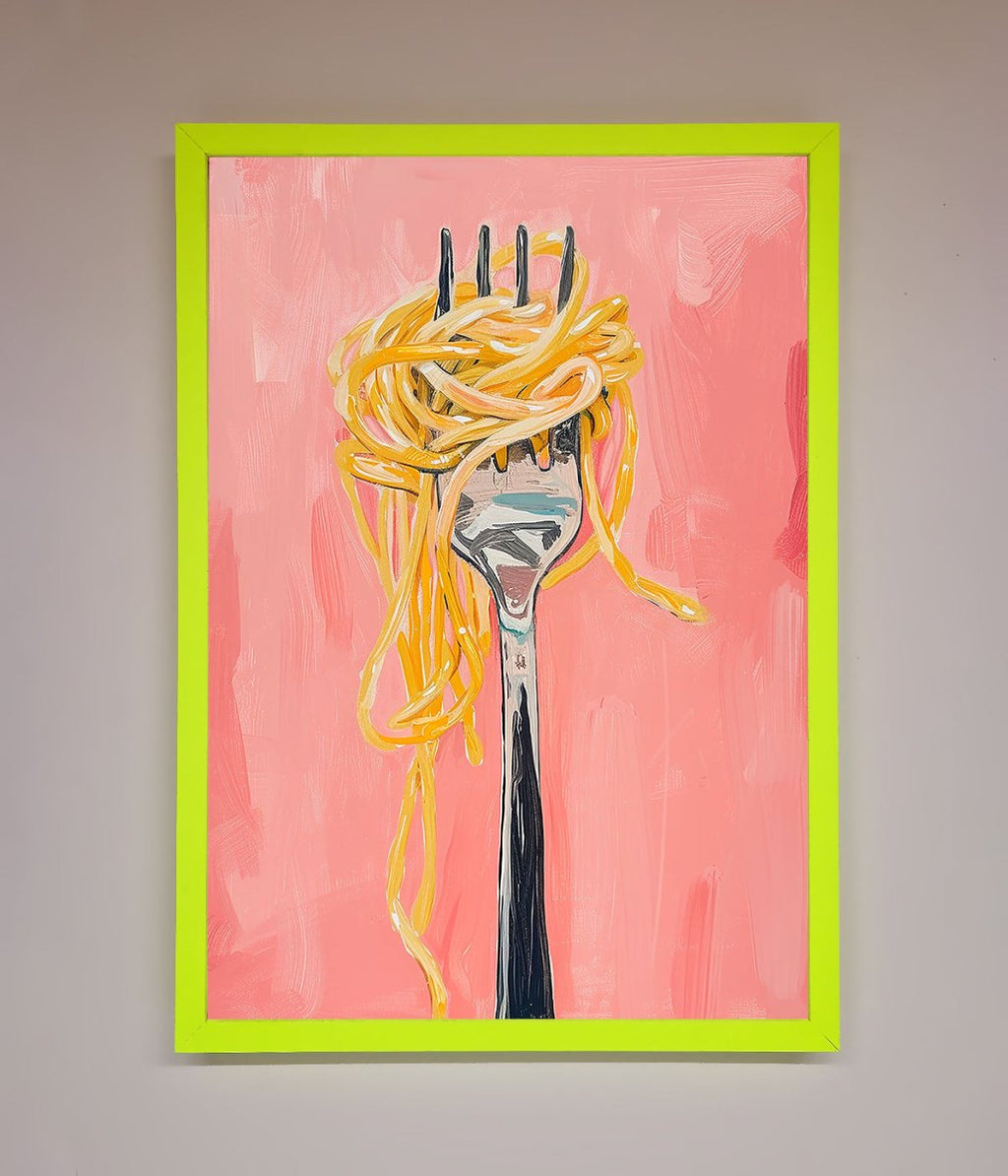 Yes to Spaghetti Framed Print