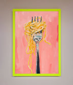 Yes to Spaghetti Framed Print