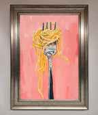 Yes to Spaghetti Framed Print
