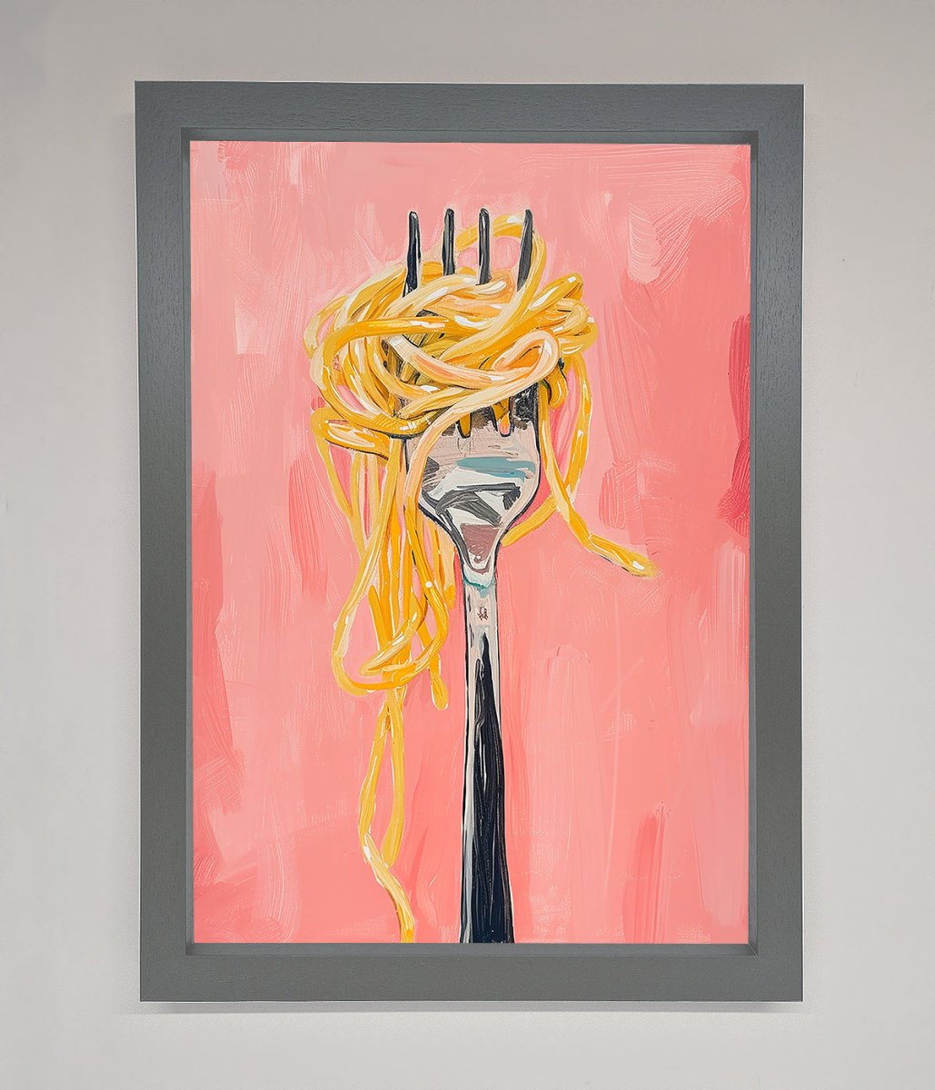 Yes to Spaghetti Framed Print