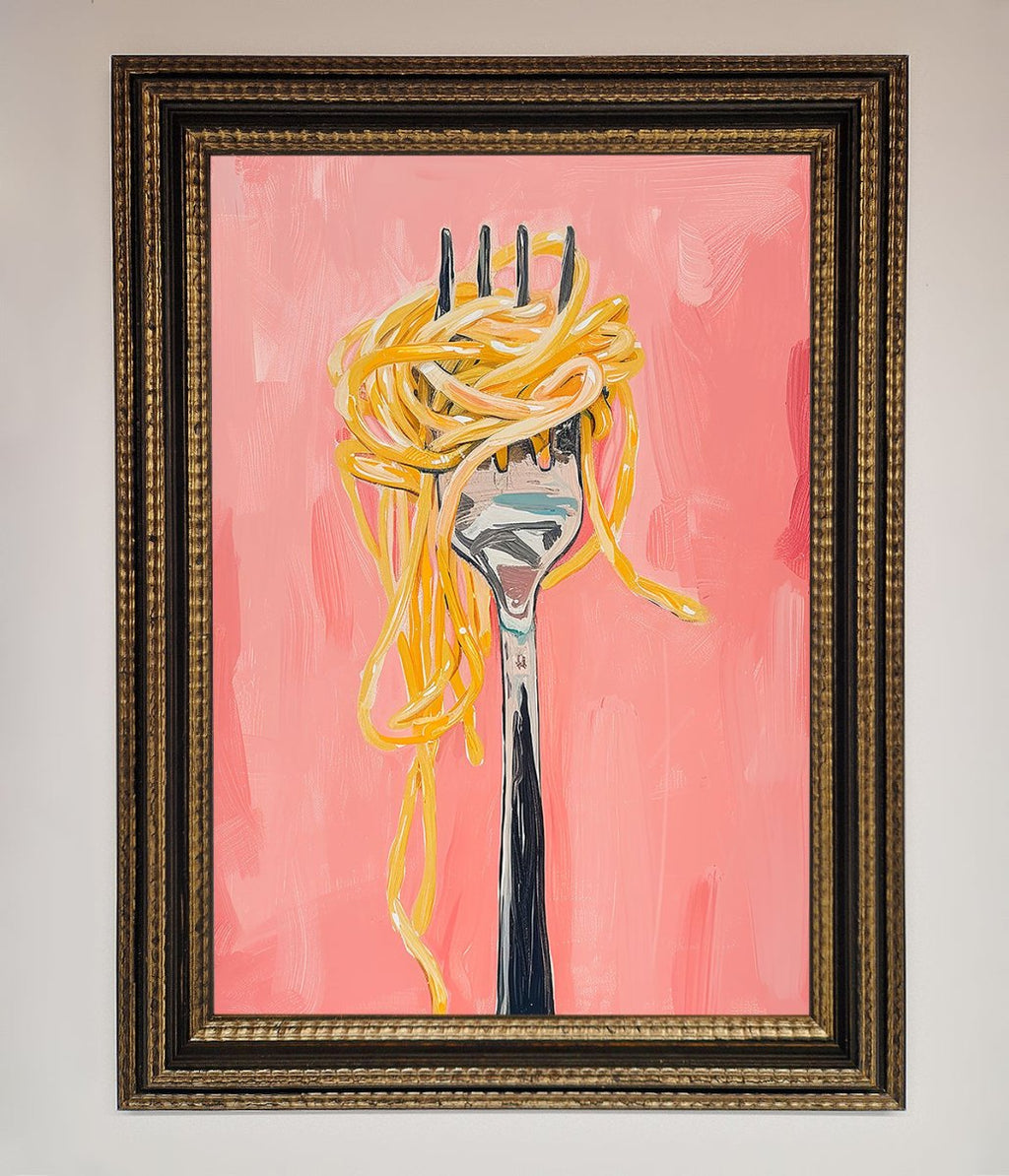 Yes to Spaghetti Framed Print